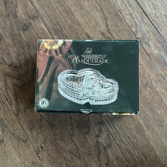 Vintage Crystal Hearts Trinket Dish - Picture 6 of 6